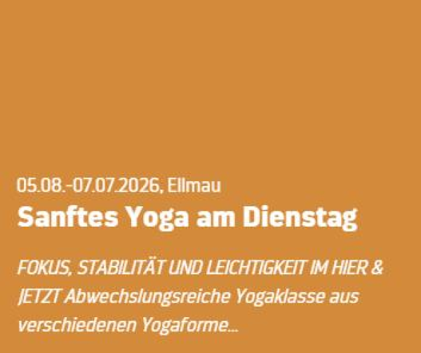 Yoga - Erwachsenenschule Ellmau